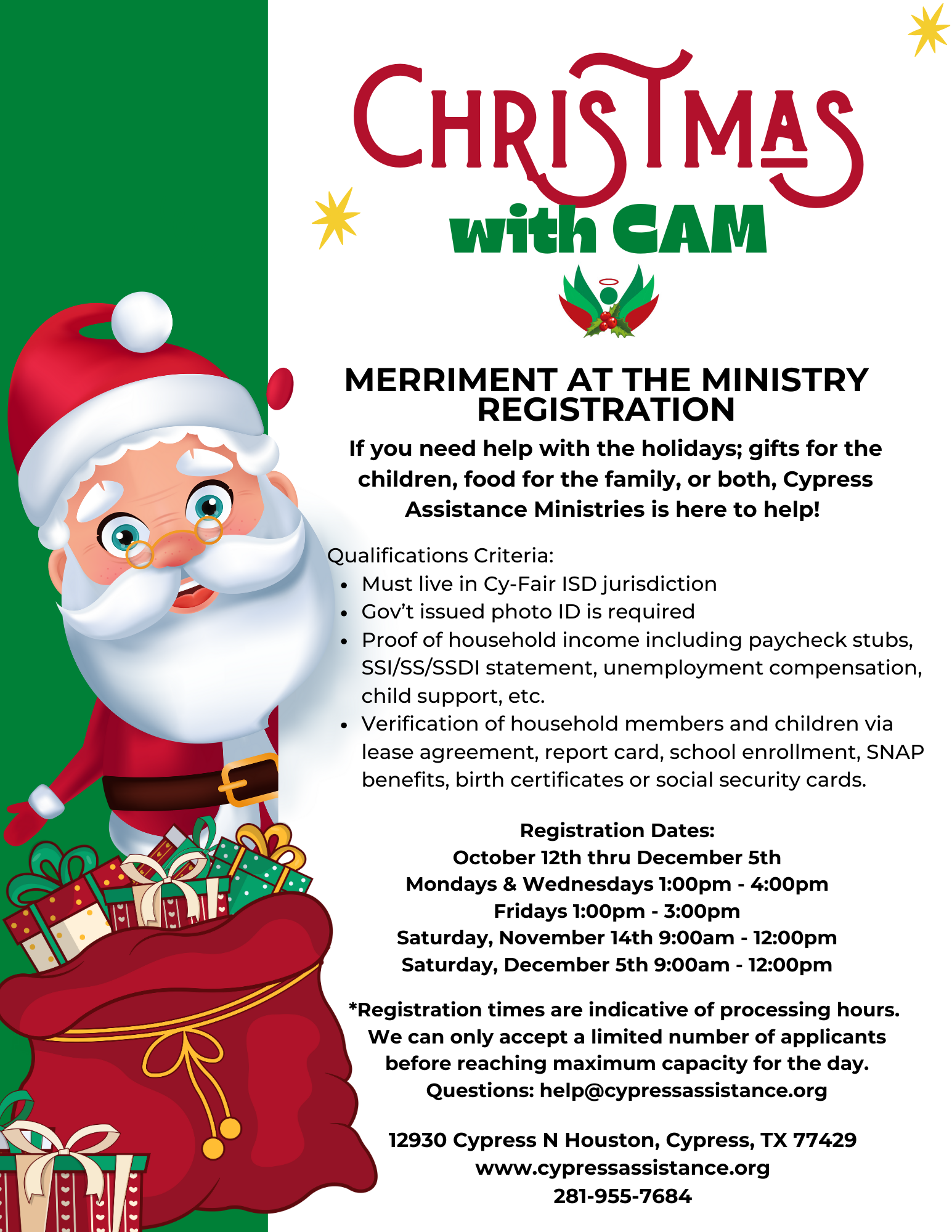 Merriment at the Ministry 2026 Registration - English