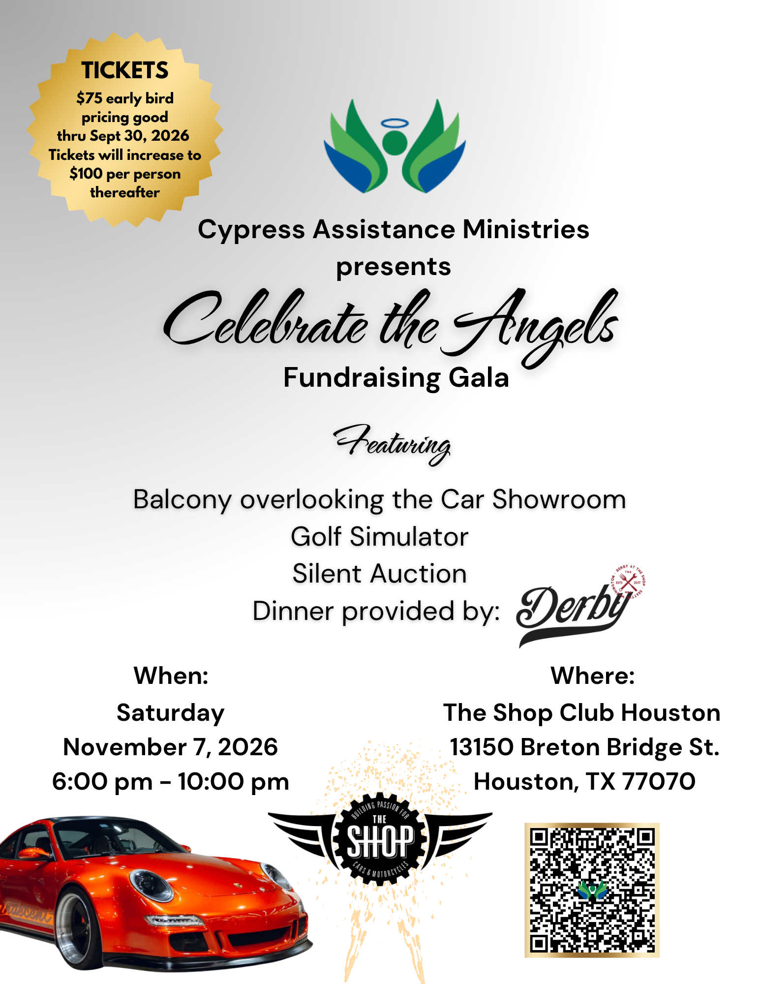 Celebrate the Angels 2026 Fundraising Event & Silent Auction 11.7.26
